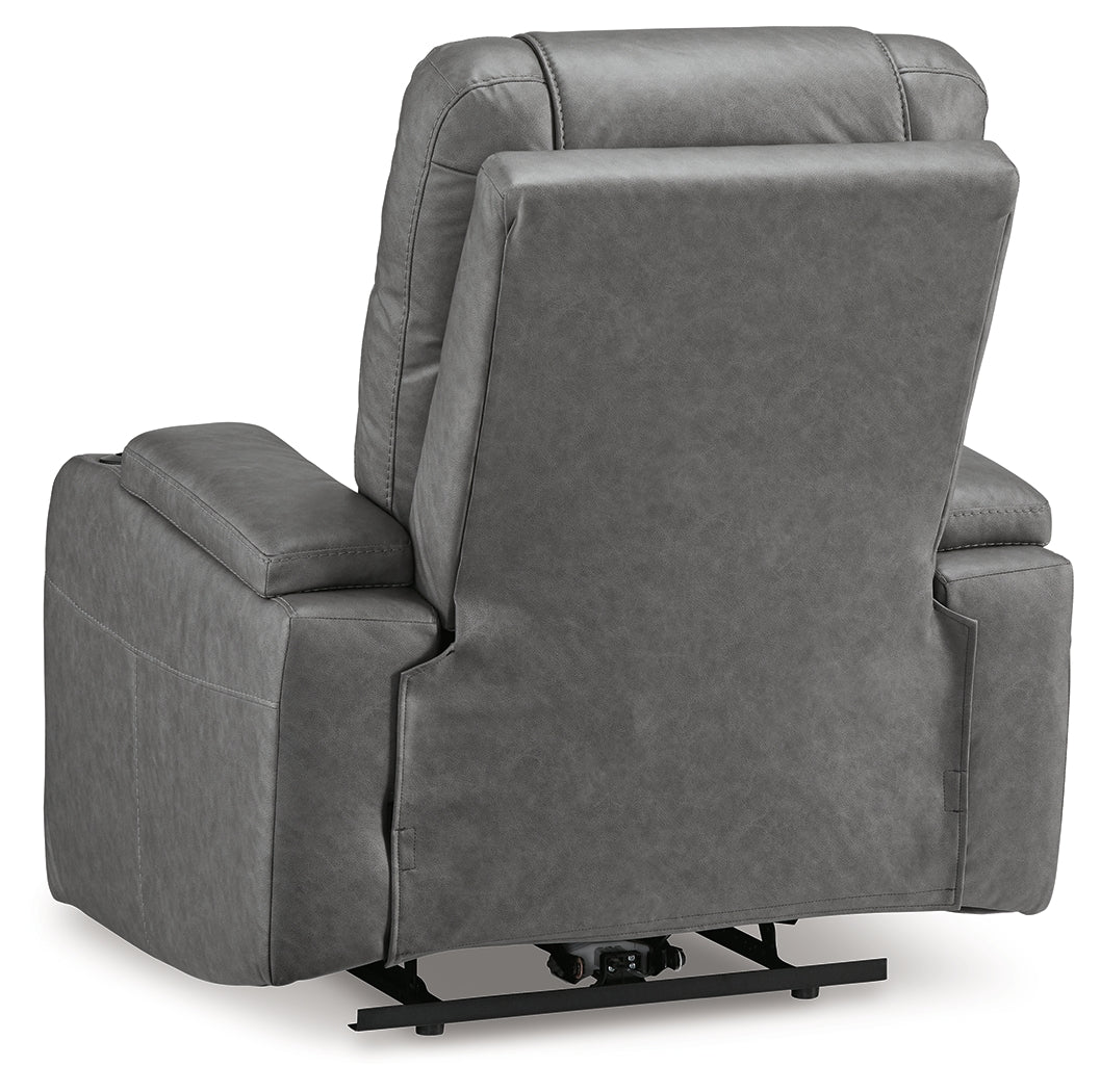 Schooner Rocks Slate Power Recliner from Ashley - Luna Furniture
