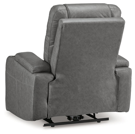 Schooner Rocks Slate Power Recliner from Ashley - Luna Furniture