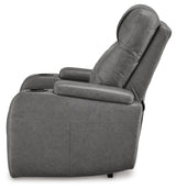Schooner Rocks Slate Power Recliner from Ashley - Luna Furniture