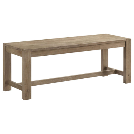 Scottsdale Solid Wood Dining Bench Brown Washed - 109183