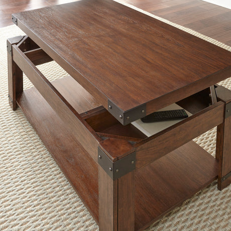Arusha Lift Top Cocktail Table w/Casters from Steve Silver - Luna Furniture