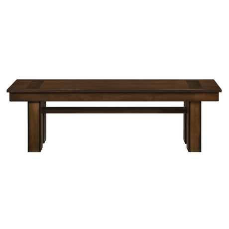 Sedley Walnut/Rustic 6-Piece Extendable Dining Set from Homelegance - Luna Furniture