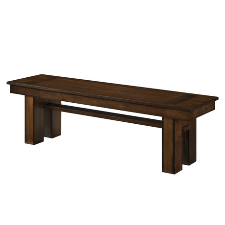 Sedley Walnut/Rustic 6-Piece Extendable Dining Set from Homelegance - Luna Furniture