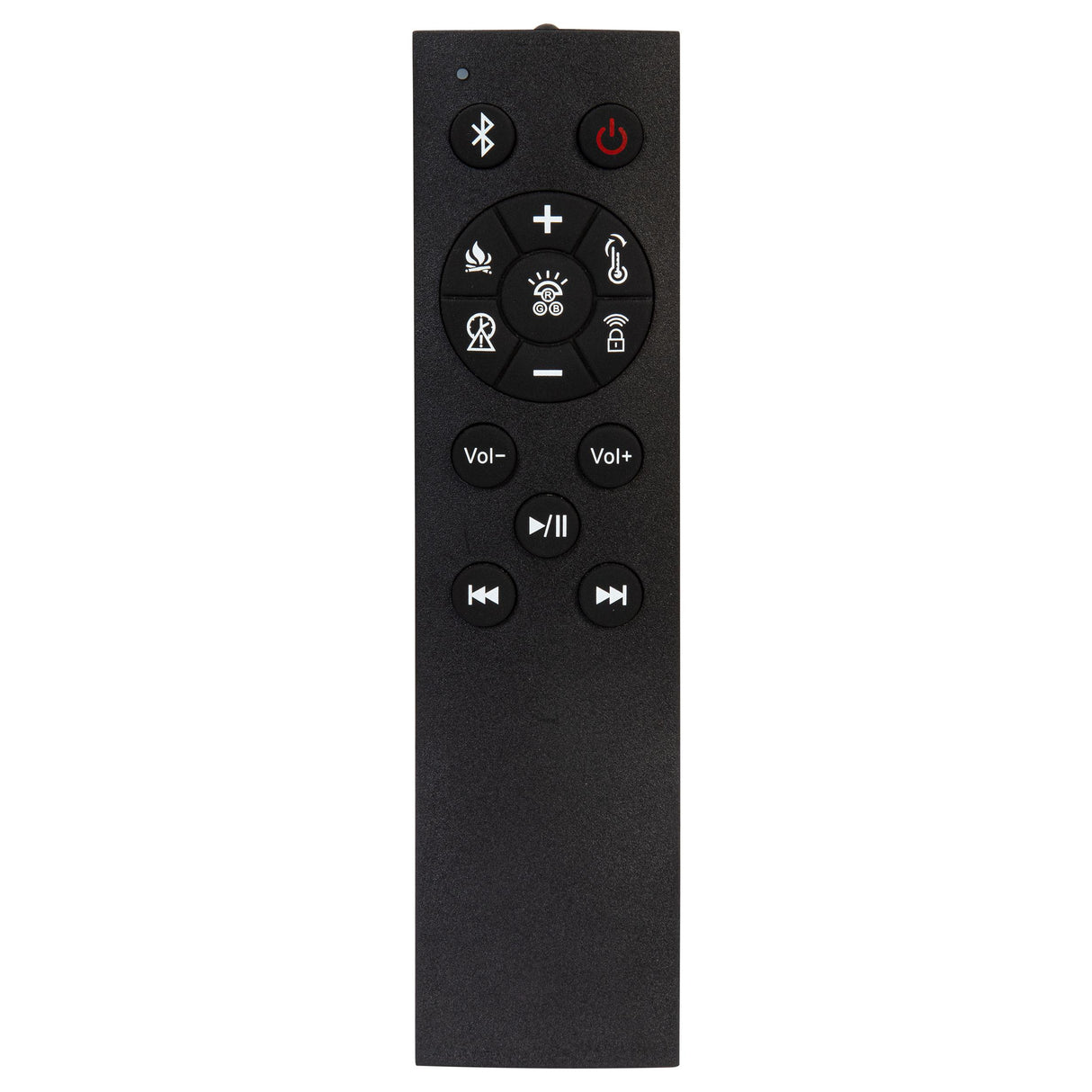 Senna Brown Upholstered California King Audio Fireplace Bed from Coaster - Luna Furniture