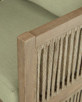 Serena Shores Outdoor Sofa and 2 Chairs with Coffee Table in Beige/Green from Ashley - Luna Furniture