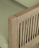 Serena Shores Outdoor Sofa and 2 Chairs in Beige/Green from Ashley Furniture - Luna Furniture