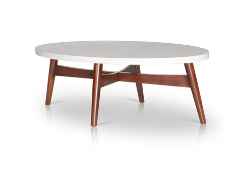Serena Silverstone Oval Cocktail Table from Steve Silver - Luna Furniture