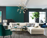 Serene Beige 5-Piece Upholstered Modular Sectional with Ottoman from Coaster - Luna Furniture