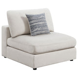 Serene Beige 5-Piece Upholstered Modular Sectional with Ottoman from Coaster - Luna Furniture