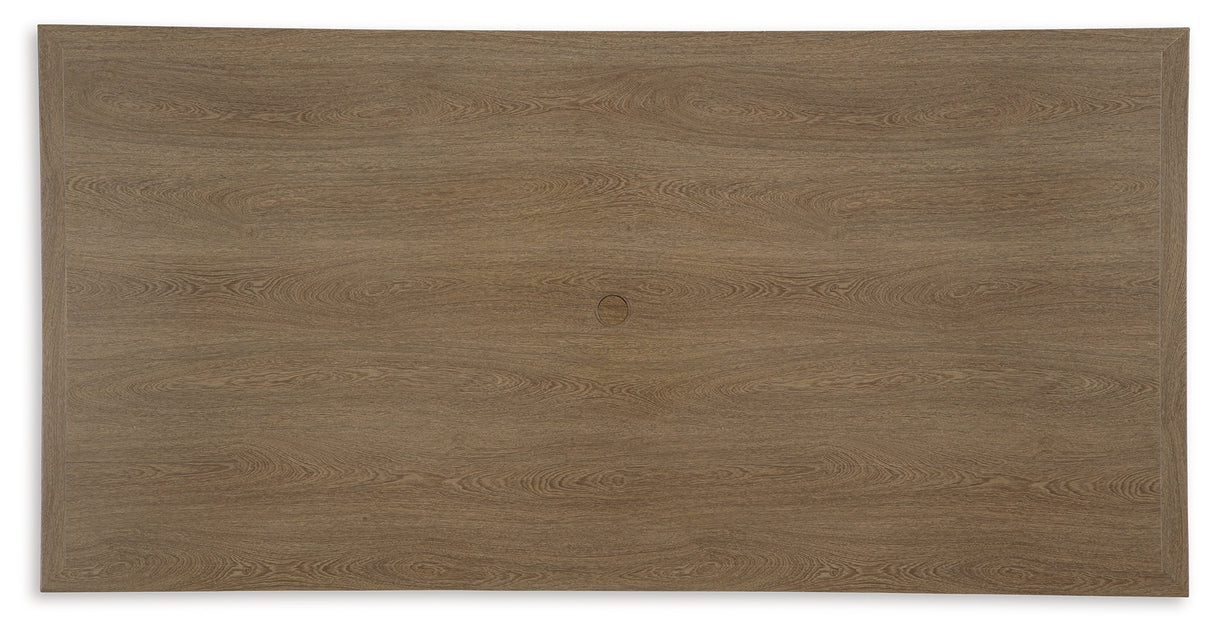 Serene Bay Dark Brown Outdoor Dining Table from Ashley - Luna Furniture