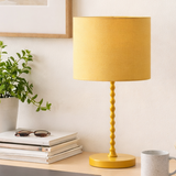 Sereno Table Lamp Ochre and Gold from Ashcroft Furniture - Luna Furniture