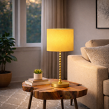 Sereno Table Lamp Ochre and Gold from Ashcroft Furniture - Luna Furniture