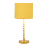 Sereno Table Lamp Ochre and Gold from Ashcroft Furniture - Luna Furniture