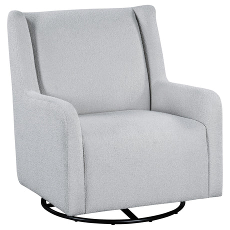 Serra Dove Boucle Swivel Glider Recliner from Coaster - Luna Furniture