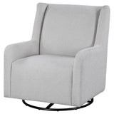 Serra Dove Boucle Swivel Glider Recliner from Coaster - Luna Furniture