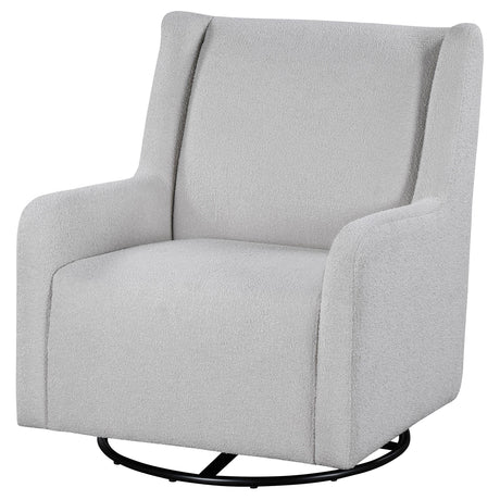 Serra Dove Boucle Swivel Glider Recliner from Coaster - Luna Furniture