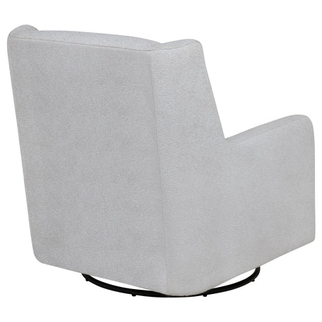 Serra Dove Boucle Swivel Glider Recliner from Coaster - Luna Furniture