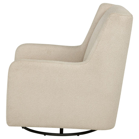 Serra Sandy Beige Boucle Swivel Glider Recliner from Coaster - Luna Furniture