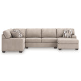 Seyler Lane Hemp 3-Piece RAF Chaise Sleeper Sectional from Ashley - Luna Furniture