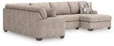Seyler Lane Hemp 3-Piece RAF Chaise Sleeper Sectional from Ashley - Luna Furniture