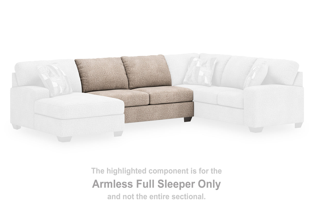 Seyler Lane Hemp Armless Full Sleeper from Ashley - Luna Furniture