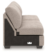 Seyler Lane Hemp Armless Loveseat from Ashley - Luna Furniture