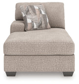 Seyler Lane Hemp Left-Arm Facing Corner Chaise from Ashley - Luna Furniture