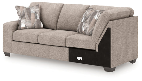 Seyler Lane Hemp Left-Arm Facing Sofa with Corner Wedge from Ashley - Luna Furniture