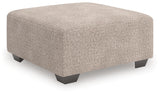 Seyler Lane Hemp Oversized Accent Ottoman from Ashley - Luna Furniture
