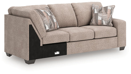 Seyler Lane Hemp Right-Arm Facing Sofa with Corner Wedge from Ashley - Luna Furniture