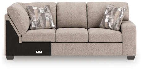 Seyler Lane Hemp Right-Arm Facing Sofa with Corner Wedge from Ashley - Luna Furniture