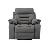 Pelin Gray Power Recliner from Homelegance - Luna Furniture
