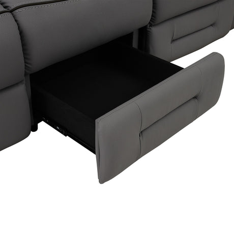 Pelin Gray Power Reclining Sofa & Loveseat from Homelegance - Luna Furniture