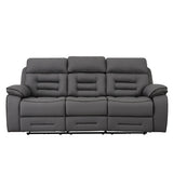 Pelin Gray Power Reclining Sofa & Loveseat from Homelegance - Luna Furniture