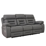 Pelin Gray Power Reclining Sofa & Loveseat from Homelegance - Luna Furniture