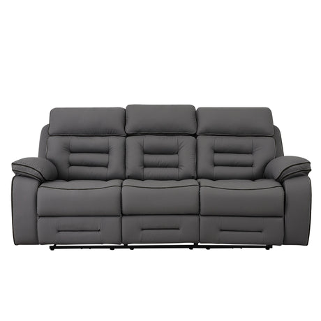 Pelin Gray Power Reclining Sofa from Homelegance - Luna Furniture