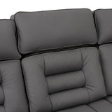 Pelin Gray Power Reclining Sofa from Homelegance - Luna Furniture