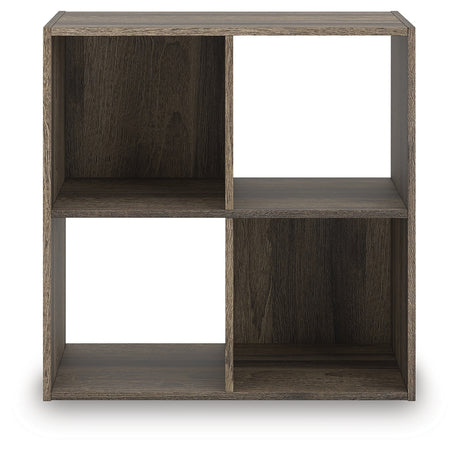 Shallifer Brown Four Cube Organizer from Ashley - Luna Furniture
