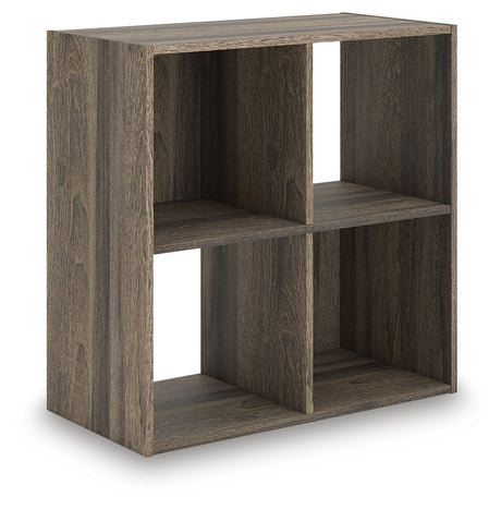 Shallifer Brown Four Cube Organizer from Ashley - Luna Furniture