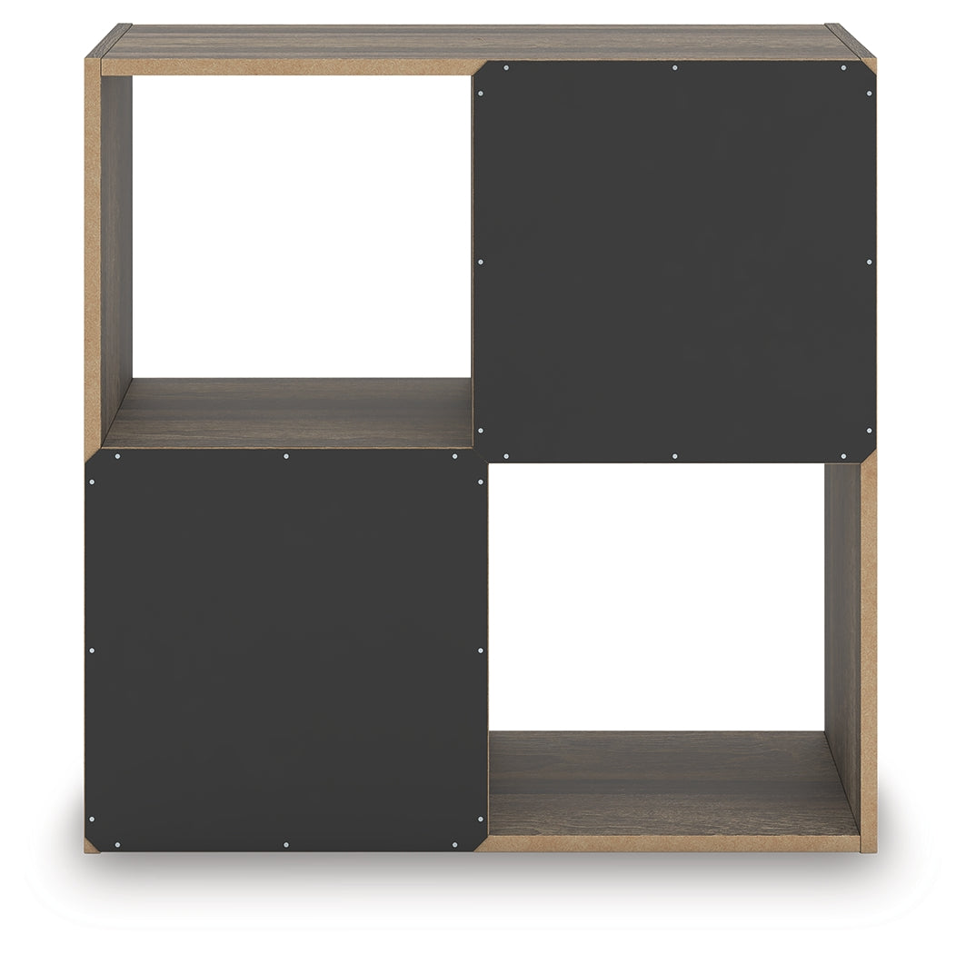 Shallifer Brown Four Cube Organizer from Ashley - Luna Furniture