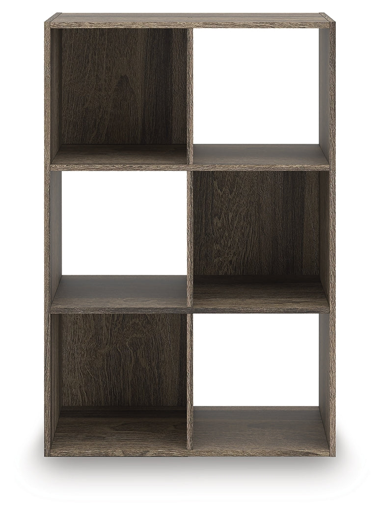 Shallifer Brown Six Cube Organizer from Ashley - Luna Furniture