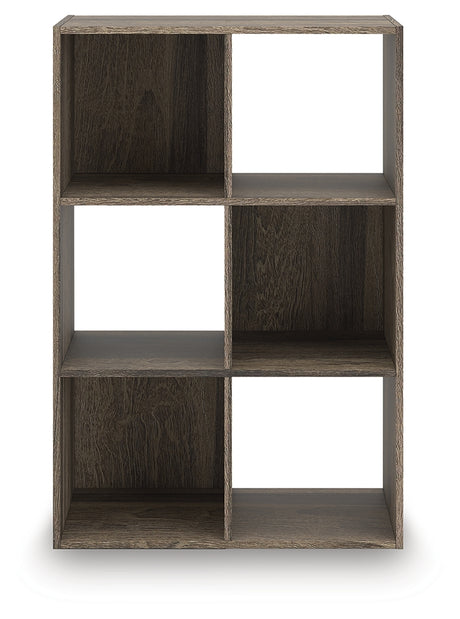 Shallifer Brown Six Cube Organizer from Ashley - Luna Furniture