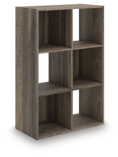 Shallifer Brown Six Cube Organizer from Ashley - Luna Furniture
