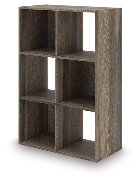 Shallifer Brown Six Cube Organizer from Ashley - Luna Furniture