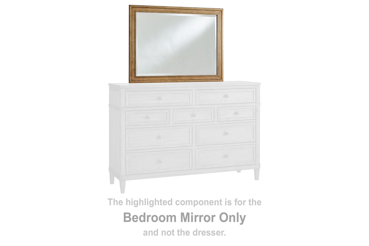 Sharlance Light Brown Bedroom Mirror (Mirror Only) from Ashley - Luna Furniture