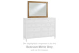 Sharlance Light Brown Bedroom Mirror (Mirror Only) from Ashley - Luna Furniture