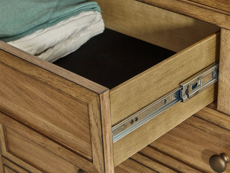 Sharlance Brown Dresser and Mirror from Ashley - Luna Furniture