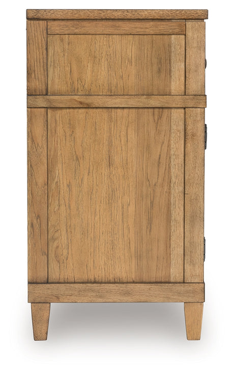 Sharlance Light Brown 81" TV Stand from Ashley - Luna Furniture