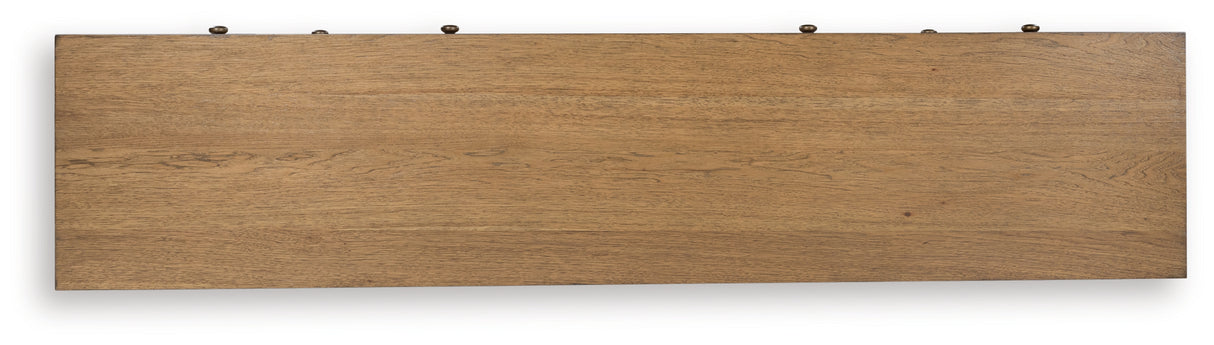 Sharlance Light Brown 81" TV Stand from Ashley - Luna Furniture