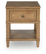 Sharlance Light Brown End Table from Ashley - Luna Furniture